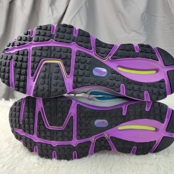 Nike Lunar Forever 2 Training Running Sneaker Women's Size 7.5 Gray Purple - Picture 10 of 16